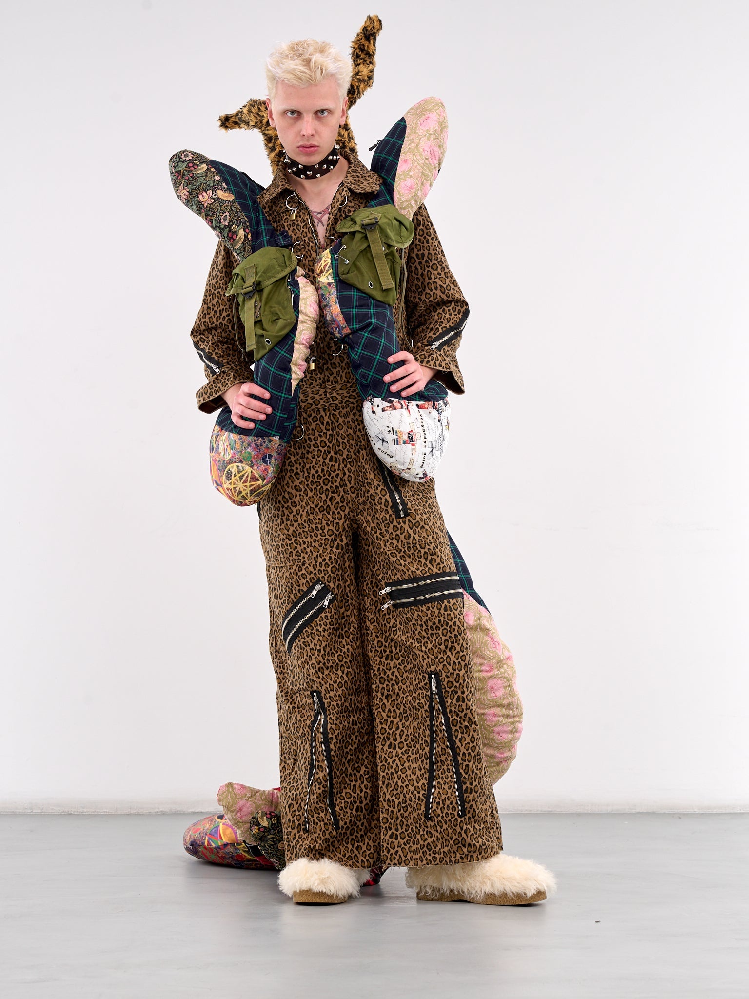 Leopard Lock Punk Jumpsuit - 6