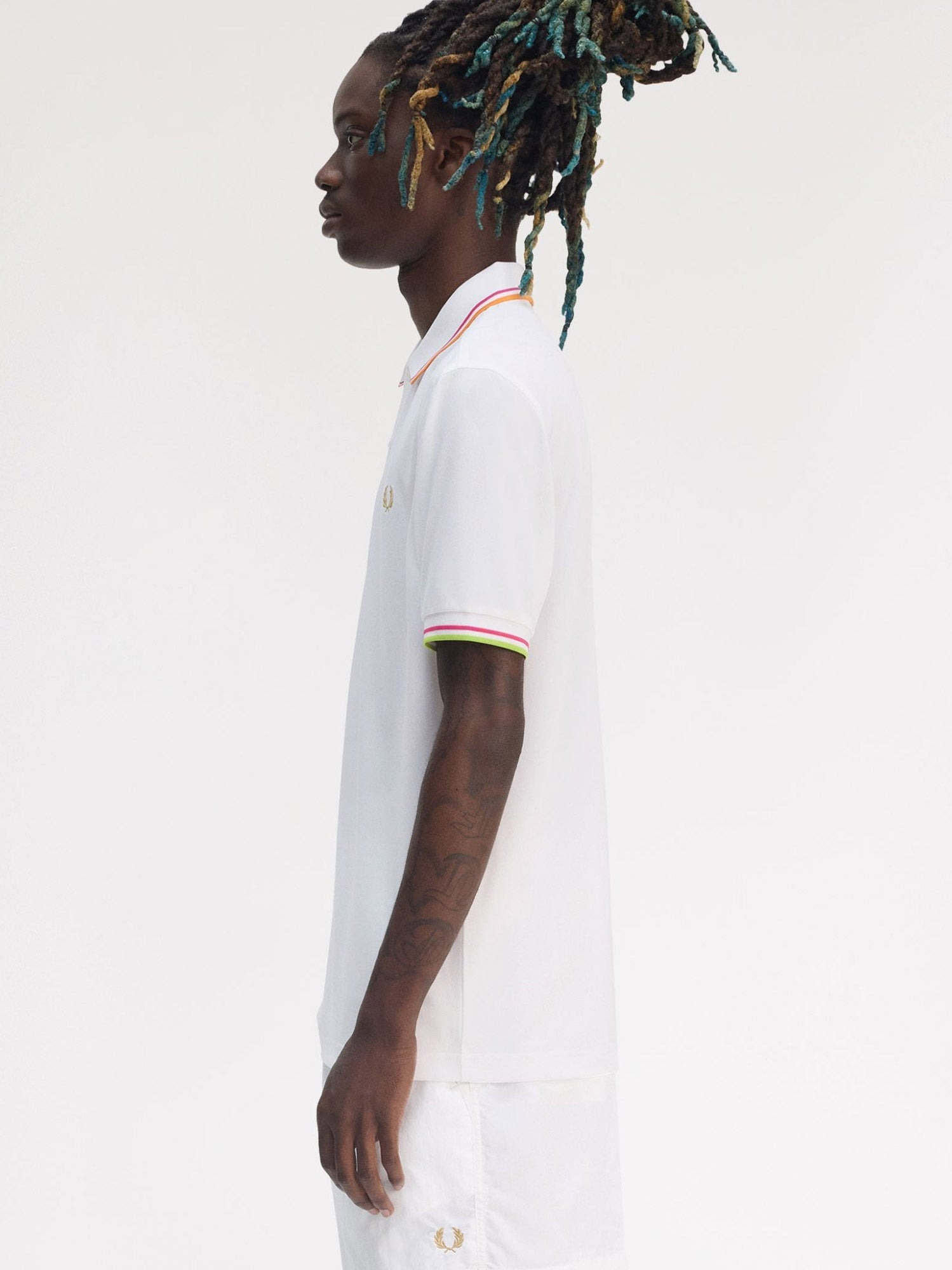 Fred Perry On Court Twin Tipped Recycled Polyester Polo Shirt - 3