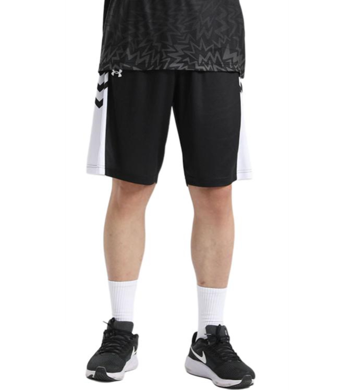 Under Armour Training Basketball Shorts 'Black White' 24500208-001 - 2