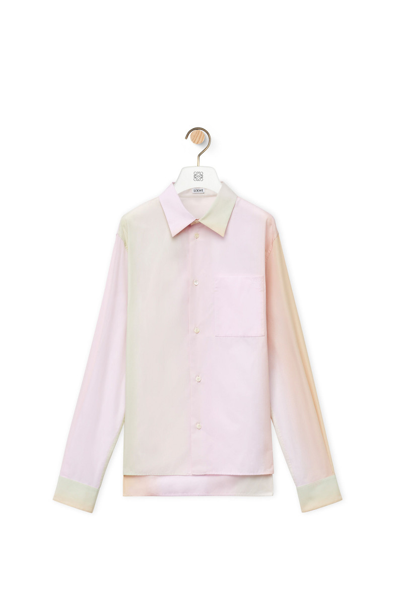 Shirt in striped cotton 1