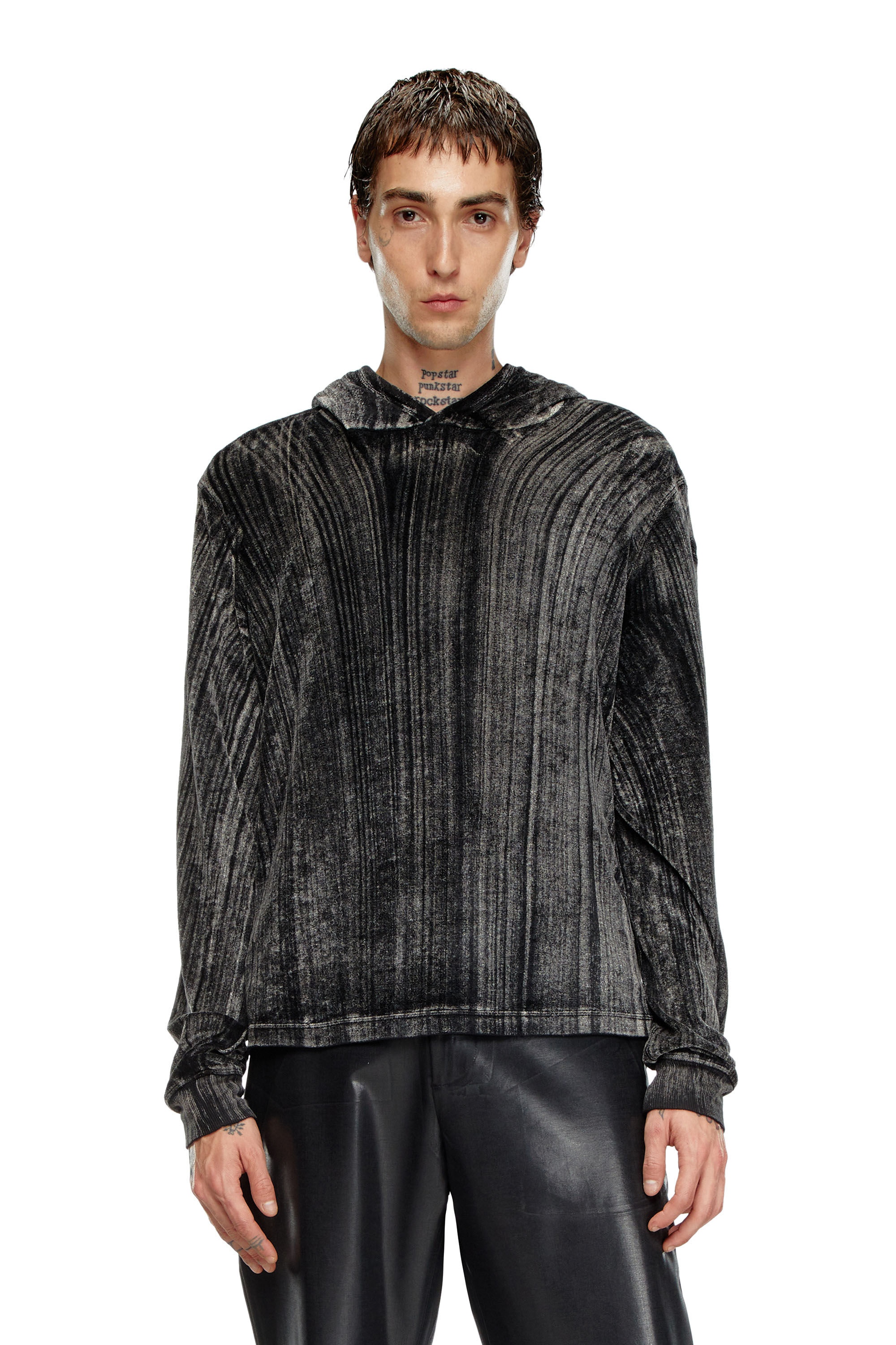 【DIESEL】T-Veljust-Ls-Hood Diesel T-VELJUST-LS-HOOD | REVERSIBLE