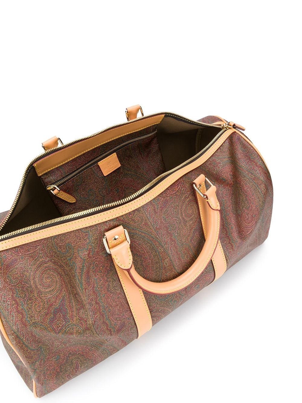 paisley-print zipped holdall - 5