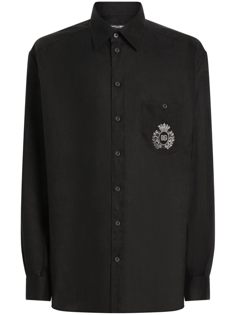 Dolce & Gabbana Men Shirt With Embroidery - 1