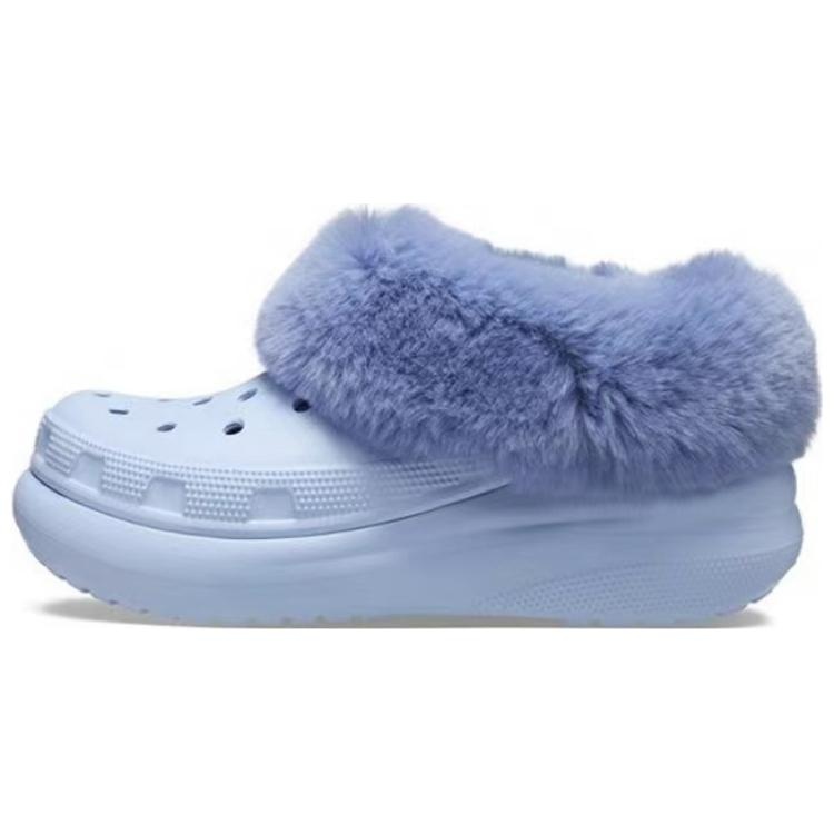(WMNS) Crocs Furever Crush Shoe Clogs 'Blue' 208446-4NS - 2