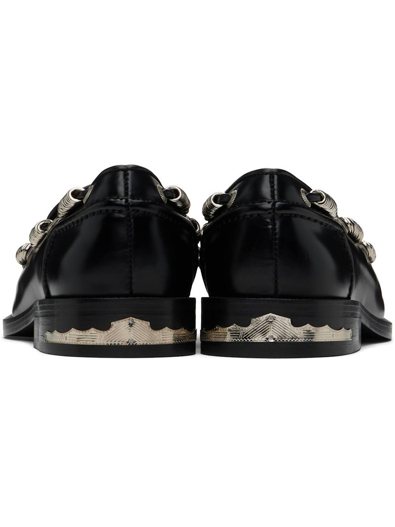 Black O-ring Loafers 2