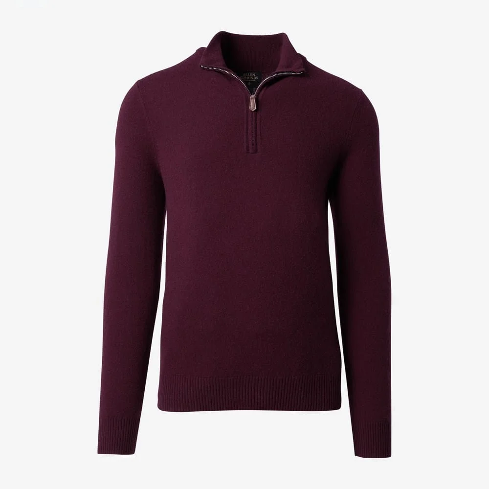 Cashmere Quarter-zip Sweater - 1