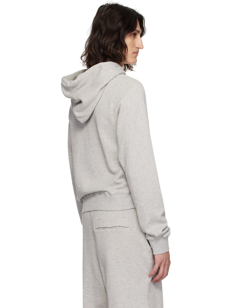 Gray Shrunken Hoodie 3