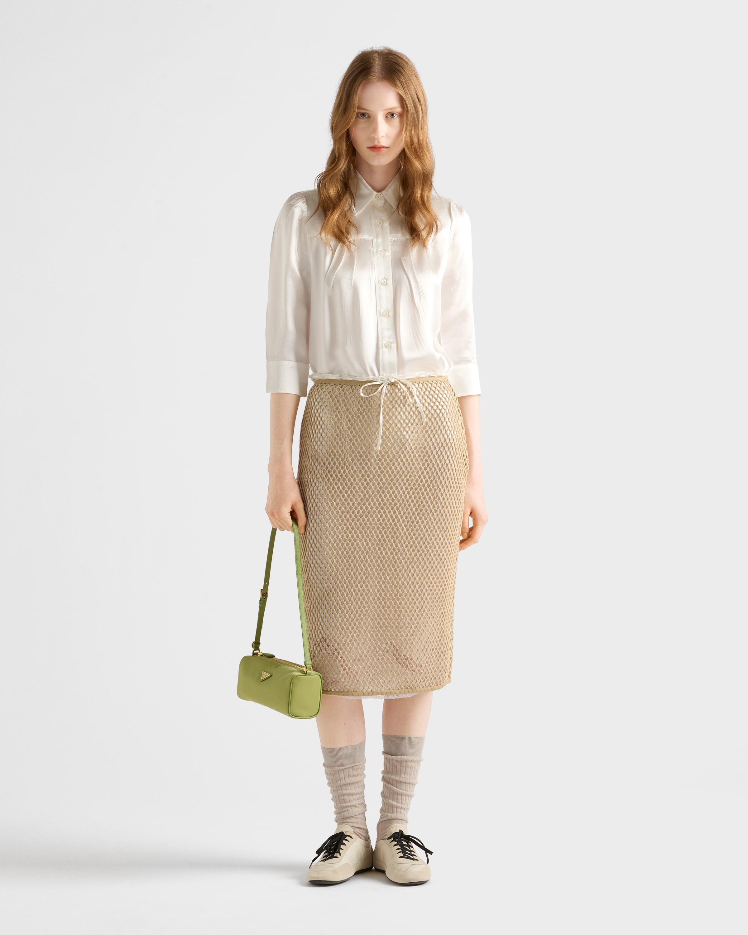 Cotton mesh skirt - 2