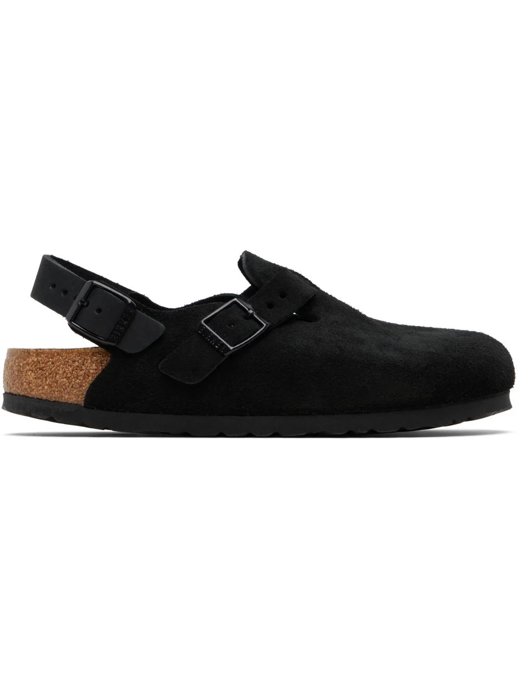 Black Regular Tokio Suede Loafers - 1