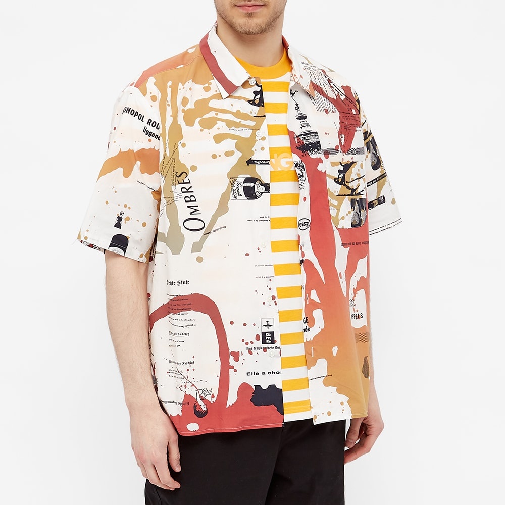 Uniform Experiment Asger Jorn Short Sleeve Regular Collar Bi - 4