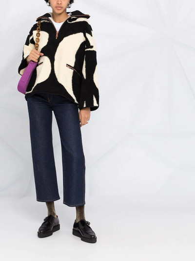 See by Chloé letter print fleece jacket outlook