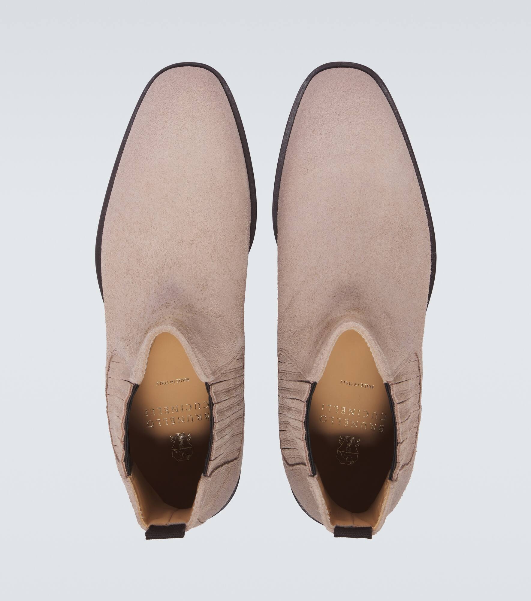 Suede Chelsea boots - 4