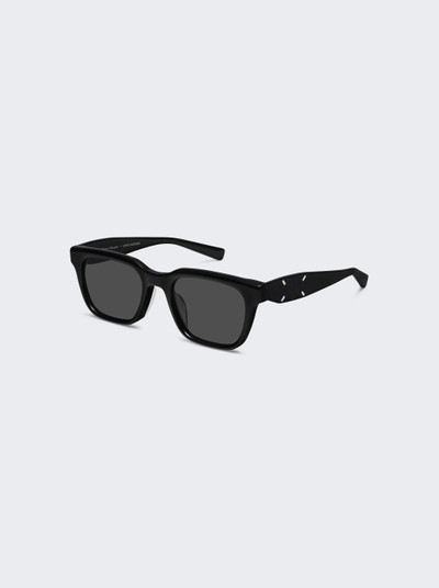 GENTLE MONSTER X Maison Margiela 110-01 Sunglasses Black outlook