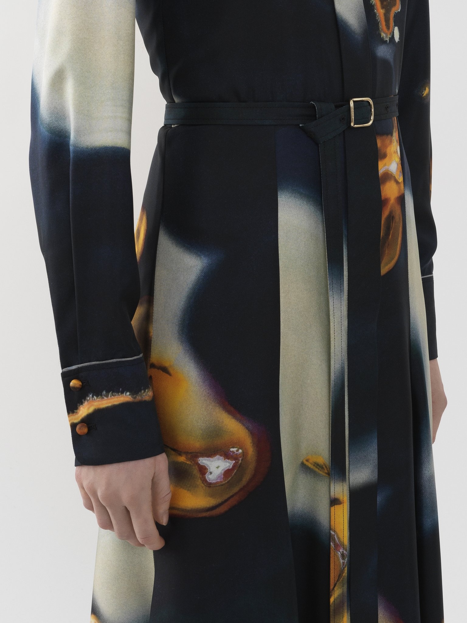 PRINTED SHIRT DRESS - 5
