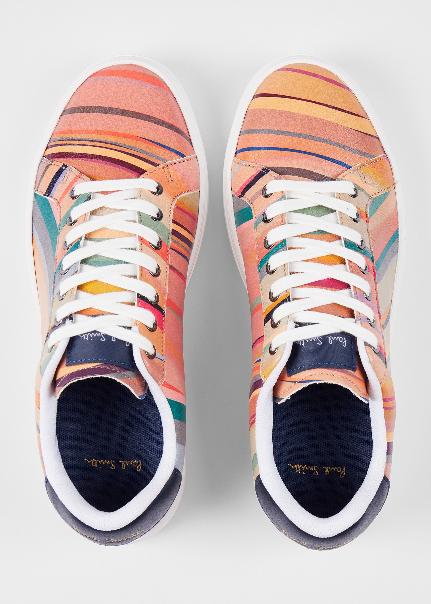 Women's 'Dusky Swirl' Leather 'Lapin' Trainers - 5