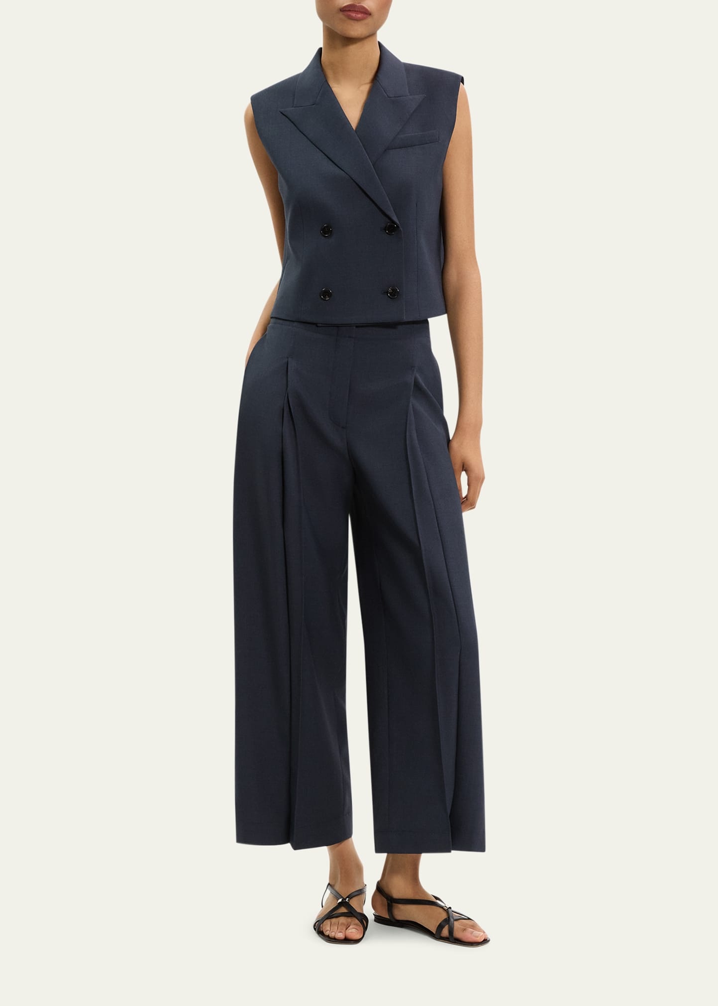 Deep Pleat Pants - 2