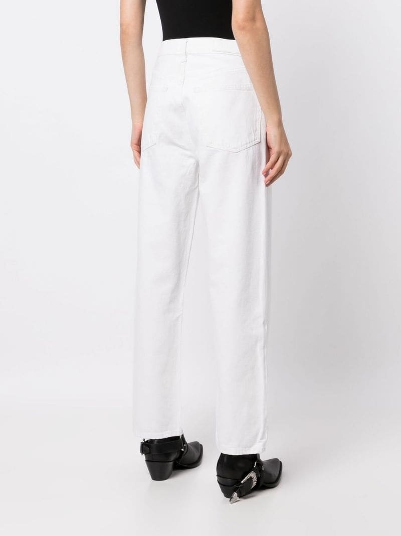 90s crop low slung jeans - 4
