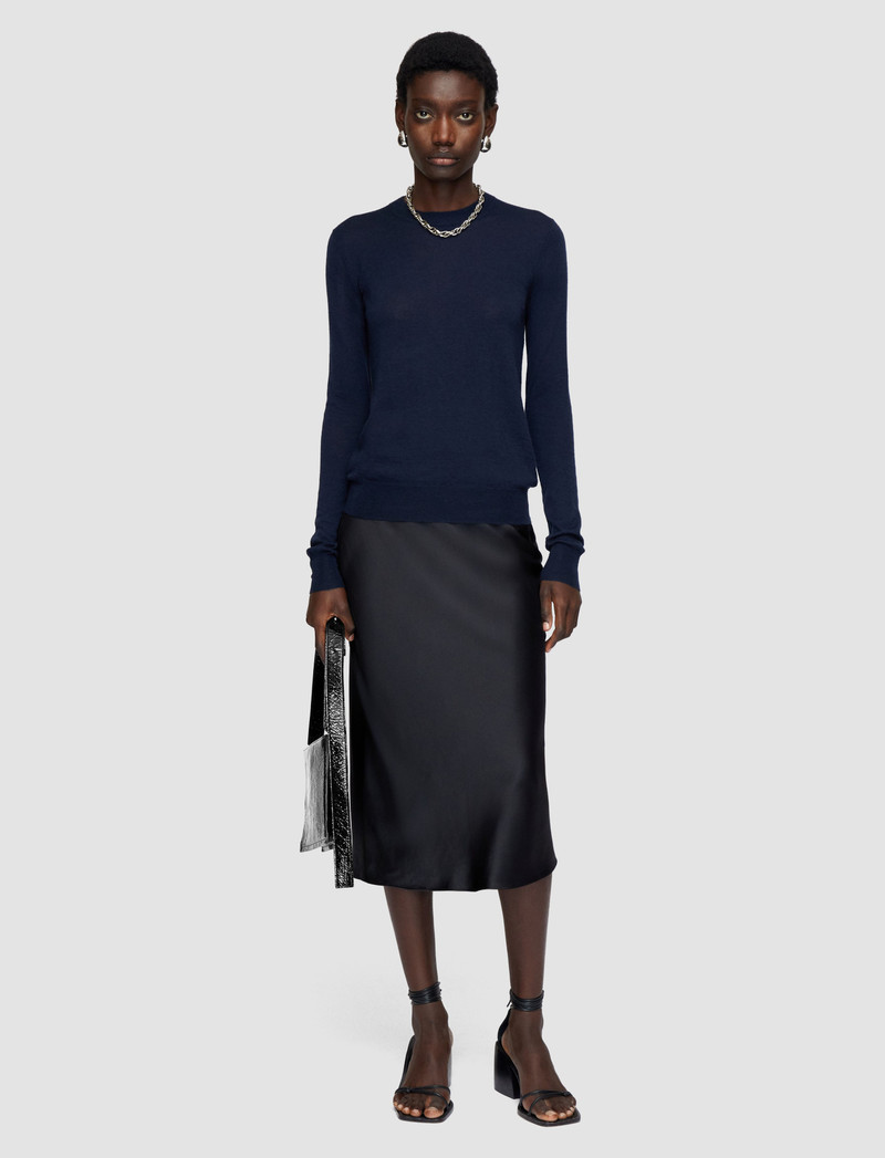 JOSEPH Cashair Round Neck Jumper outlook
