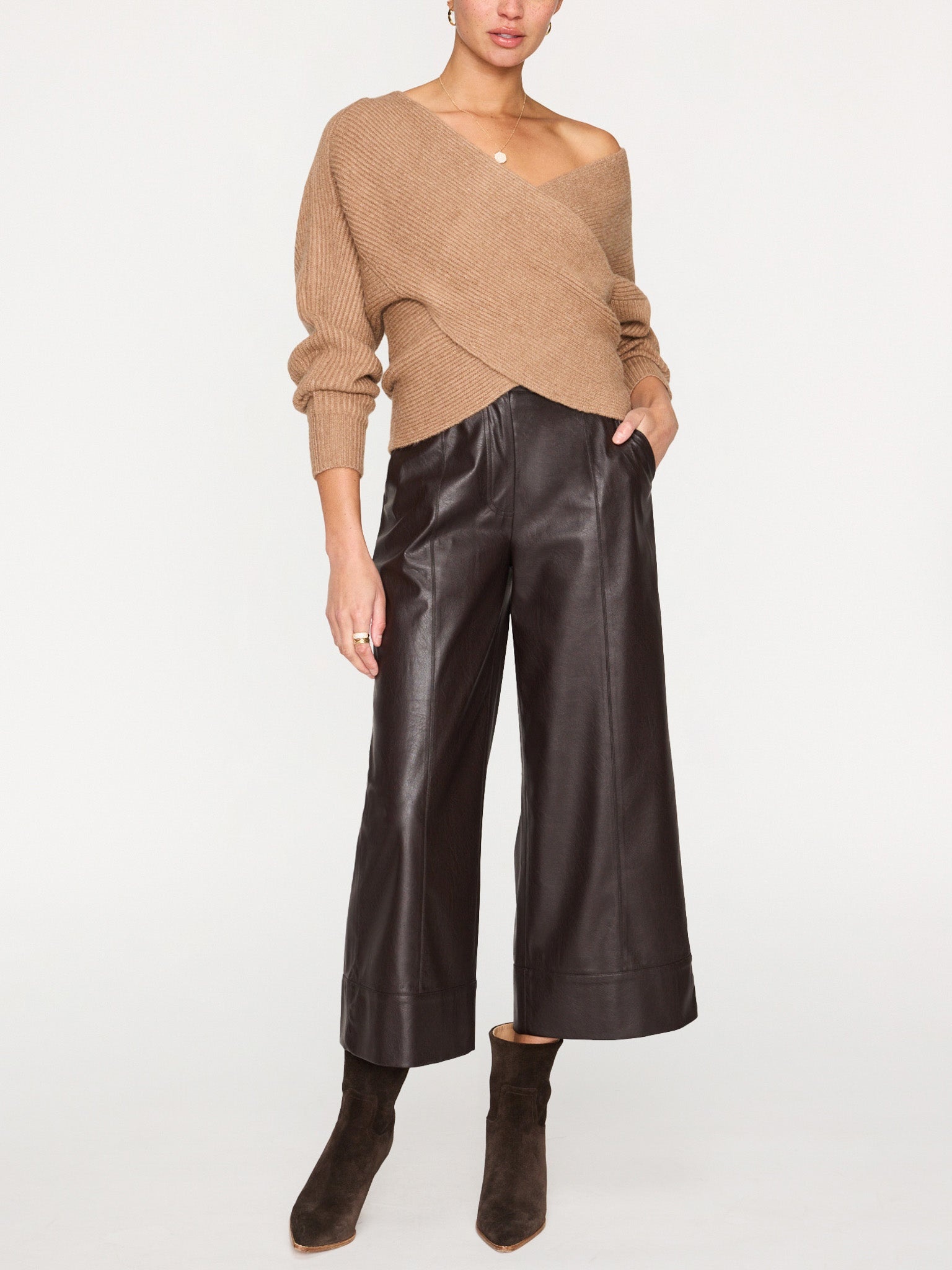 The Hughes Wrap Front Sweater - 8
