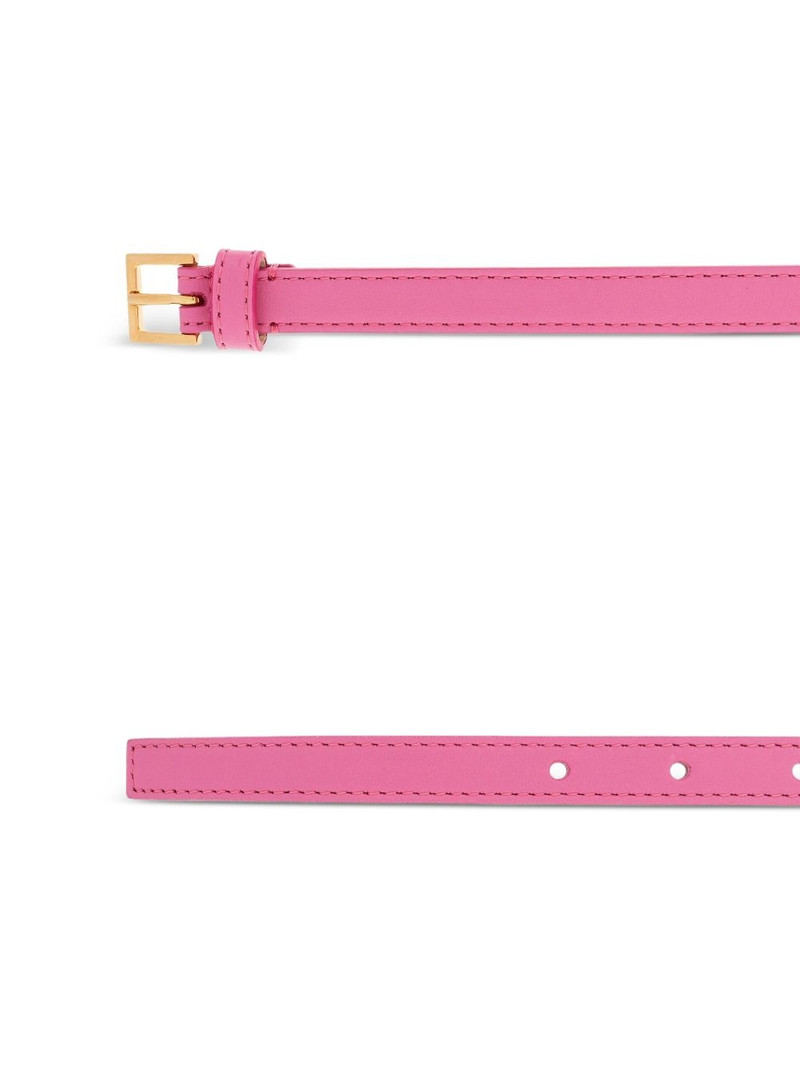 VERSACE logo-lettering belt outlook