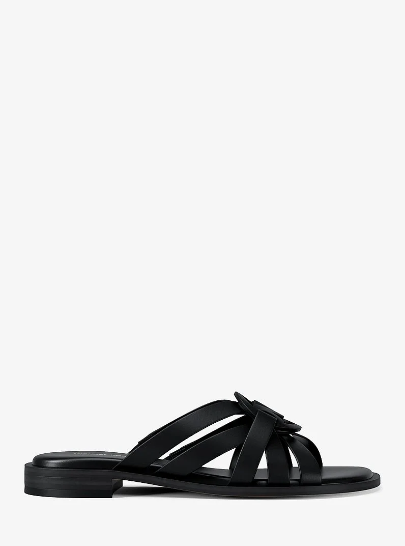 Erika Leather Slide Sandal - 1