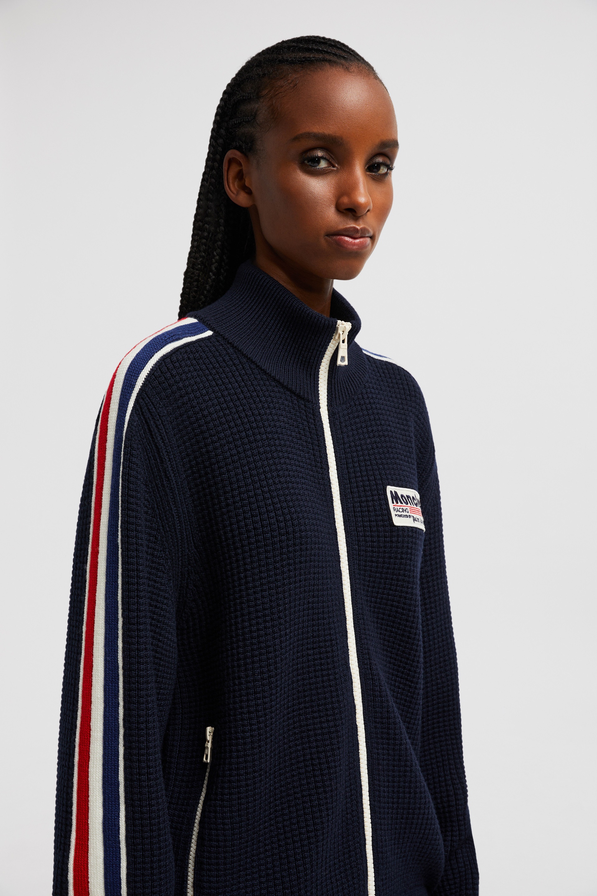 Palm Angels ウール ジップアップジャケット（Palm Angels - Black  