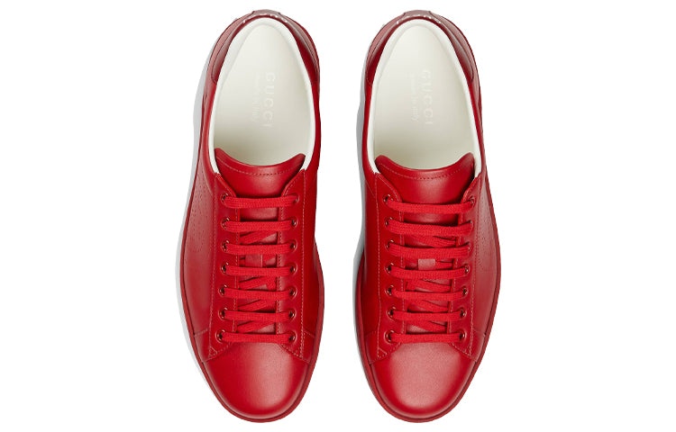 Gucci Ace 'Interlocking G - Hibiscus Red' 599147-AYO70-6463 - 4