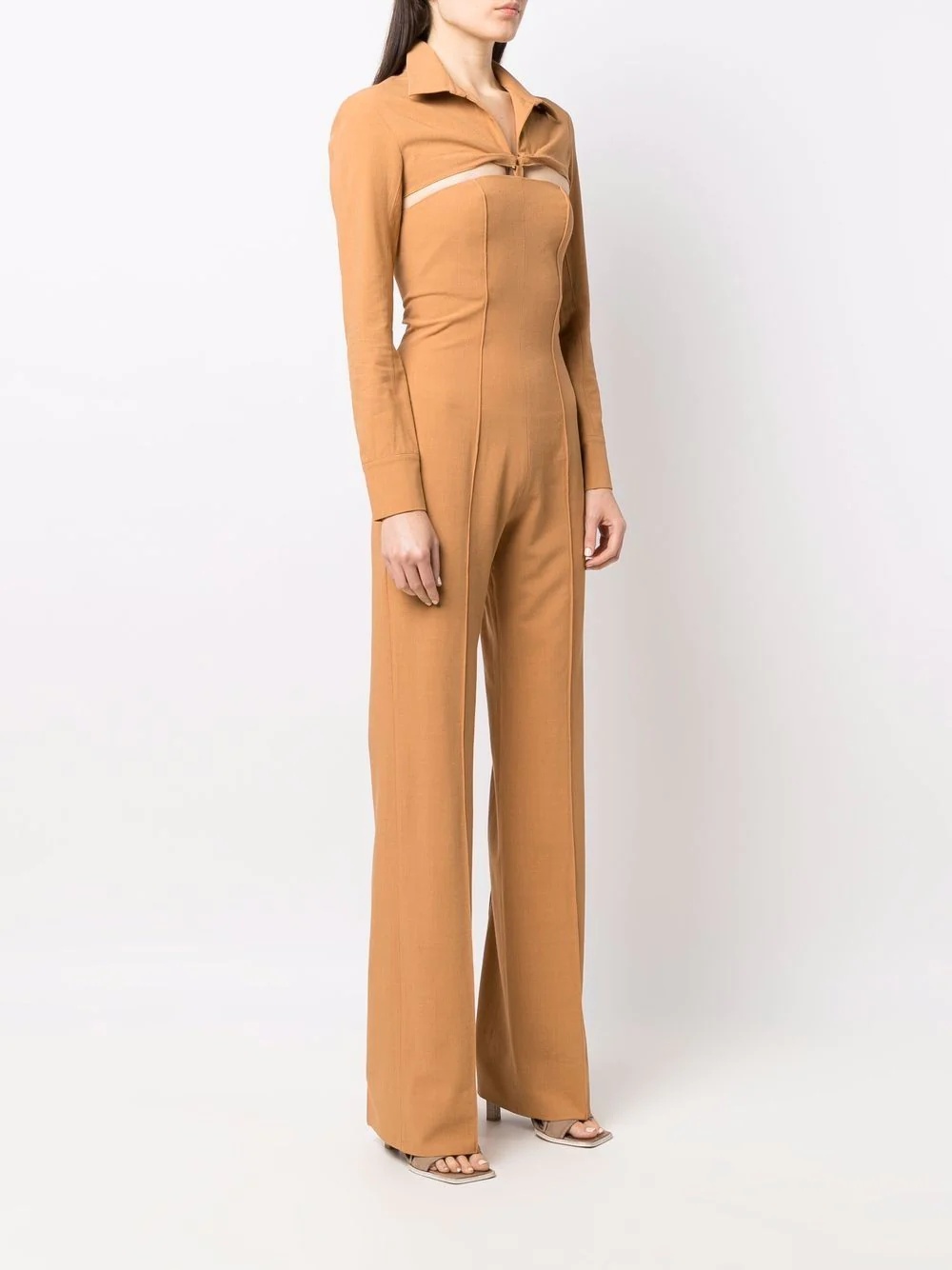 cut-out detail jumpsuit - 3