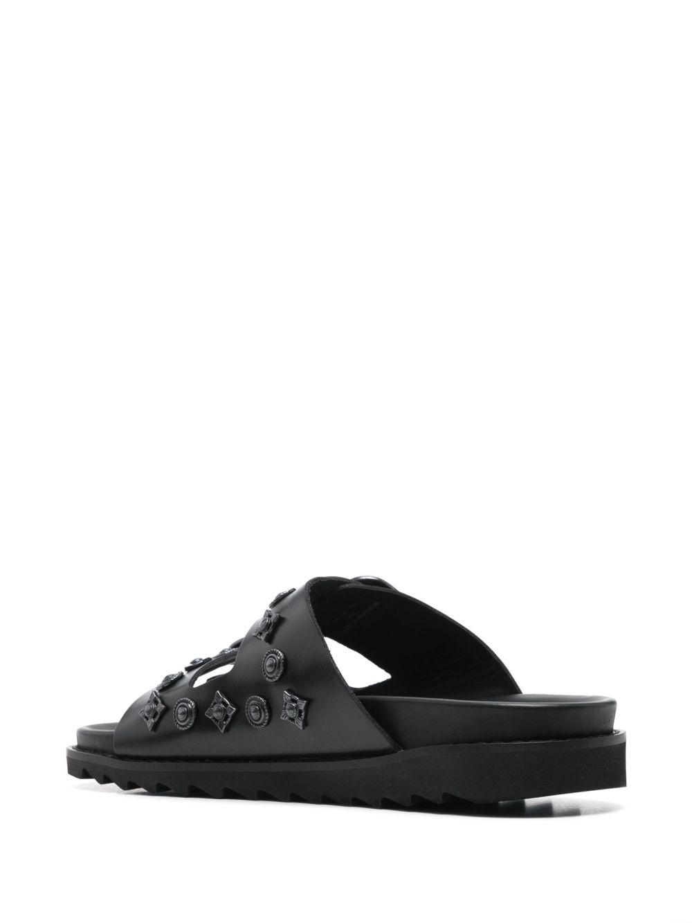 leather slides - 3