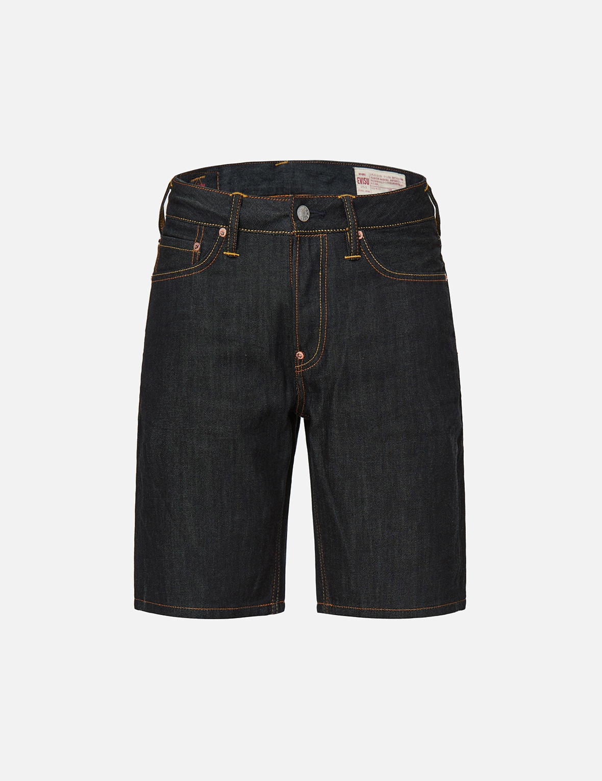 TWO-TONE LANDSCAPE DAICOCK DENIM SHORTS - 1
