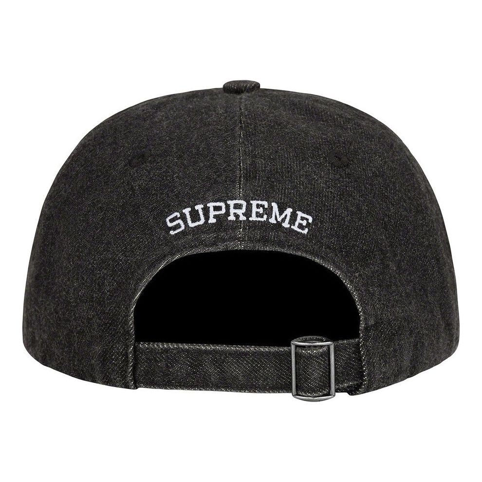 Supreme Kevlar Denim S Logo 6-Panel 'Black White' SUP-SS22-048 - 2