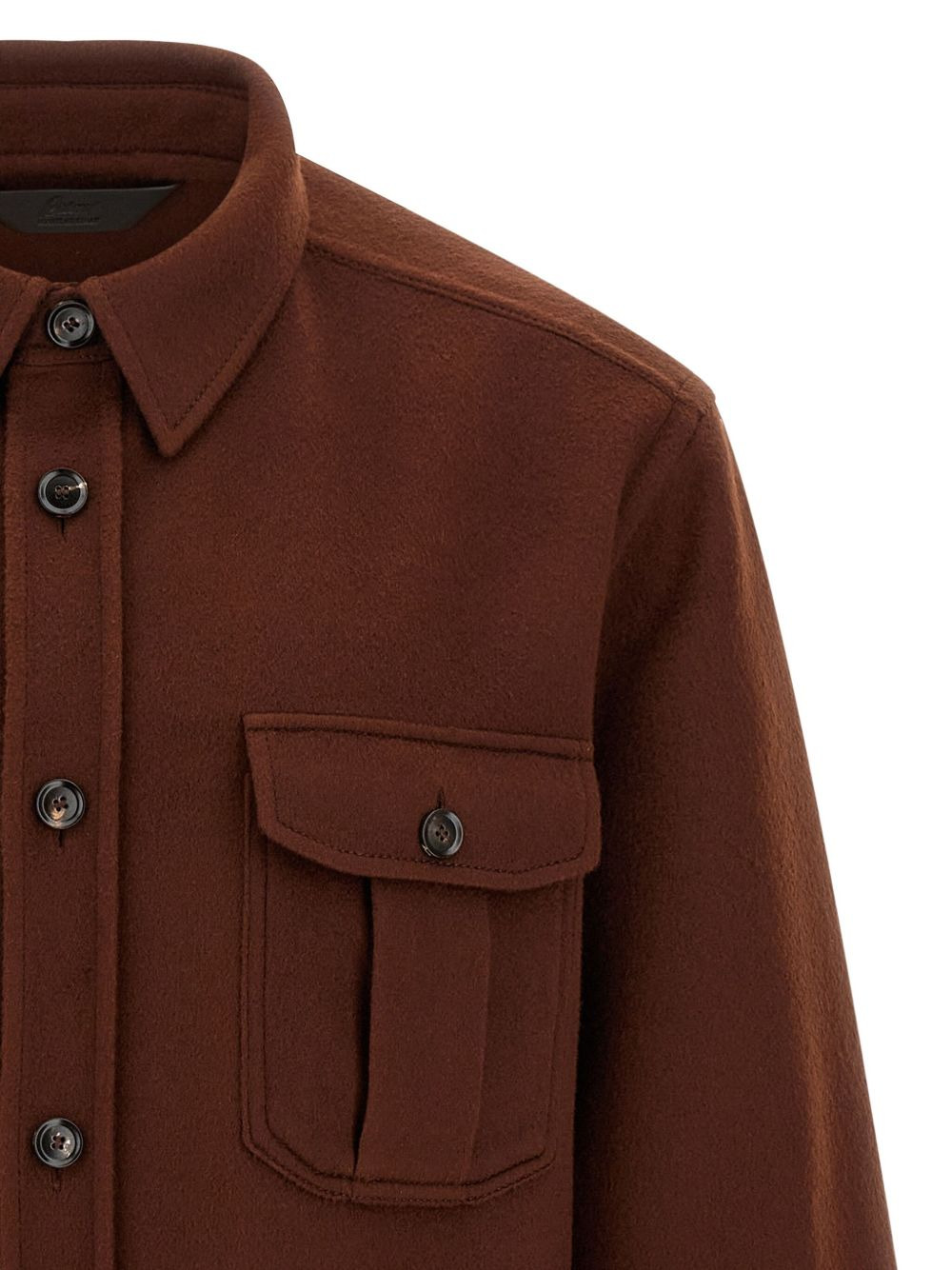 button-cuffed shirt jacket - 3