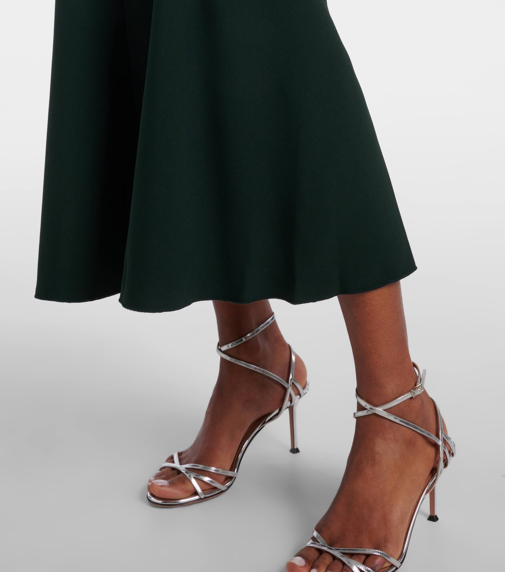 Gathered midi dress - 6
