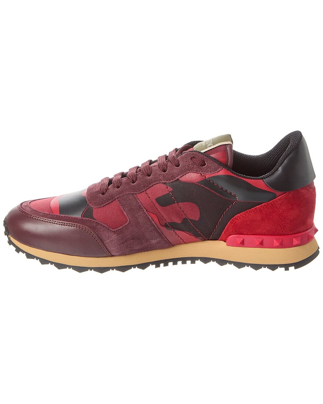 Valentino Leather & Canvas Sneaker - 2