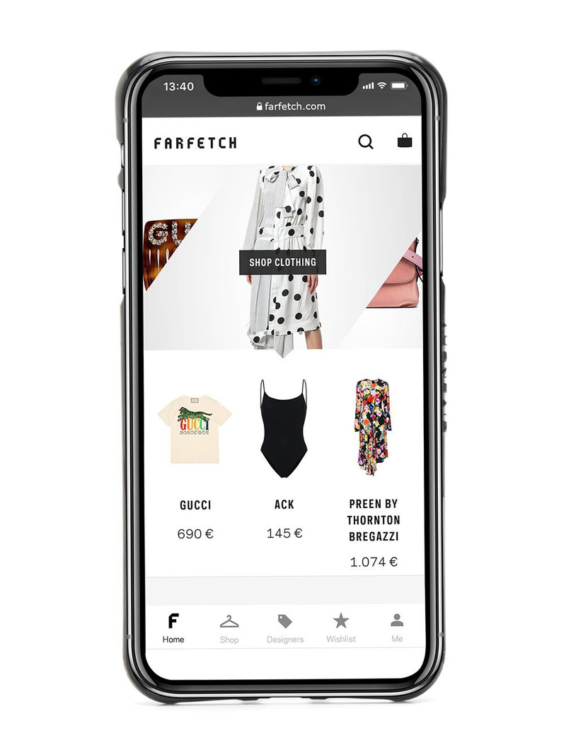 Givenchy logo Iphone X case outlook