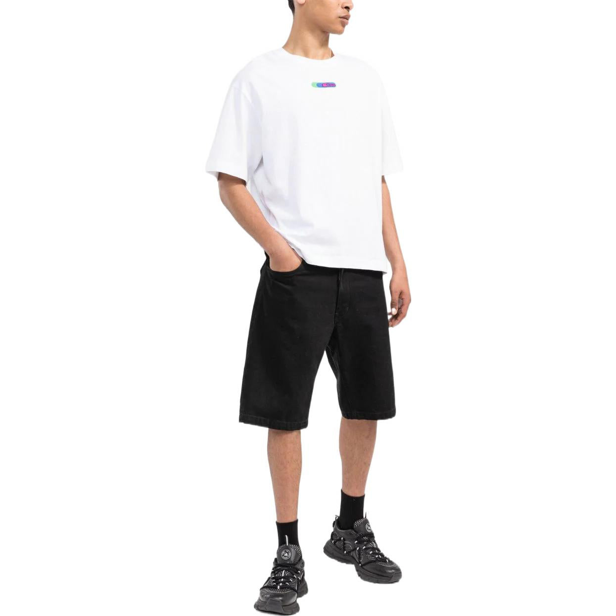Off-White Back Logo Printing Short Sleeve White OMAA120S22JER0020155 - 4