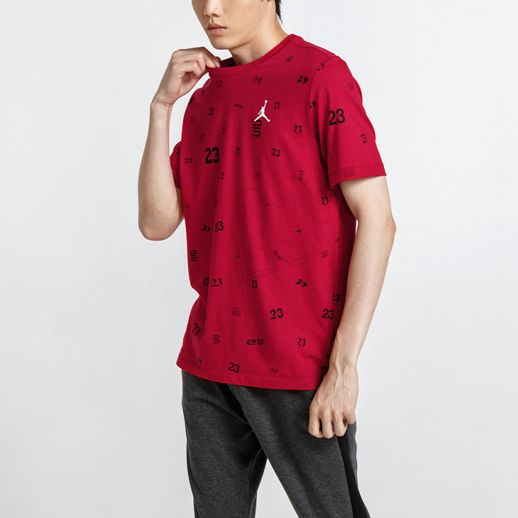 Air Jordan All Star Scribble T-Shirt 'Red' AT0551-687 - 3