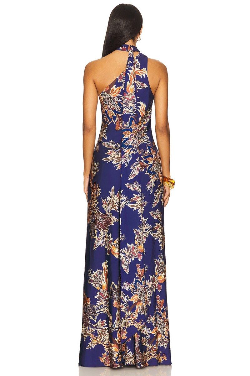 HEMANT & NANDITA Bias Maxi Dress With Sash outlook