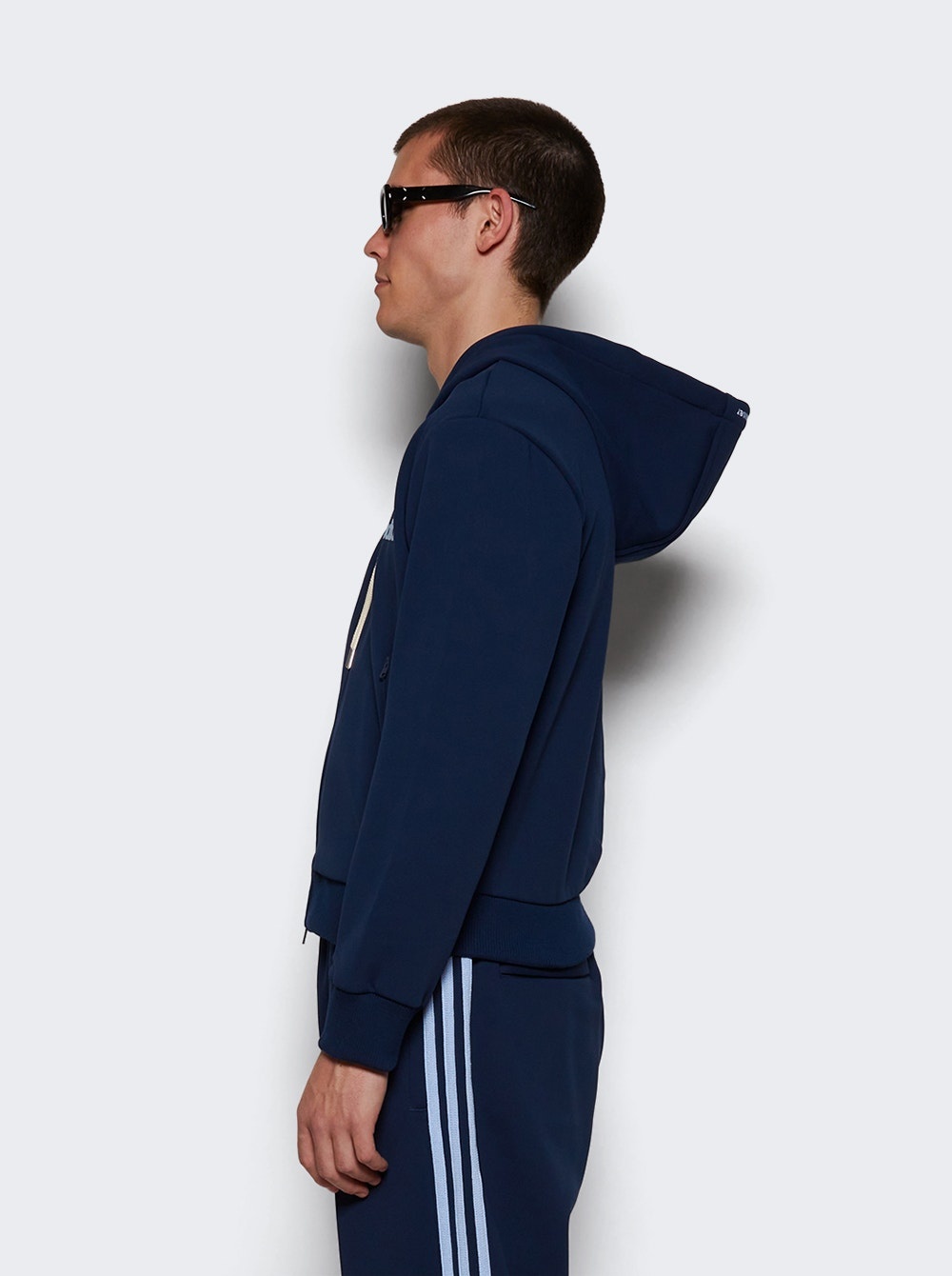 X Wales Bonner Track Hoodie Collegiate Navy - 4