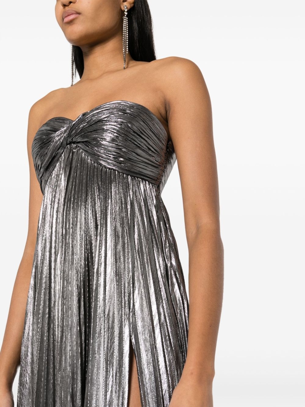 Zoa pleated maxi dress - 5