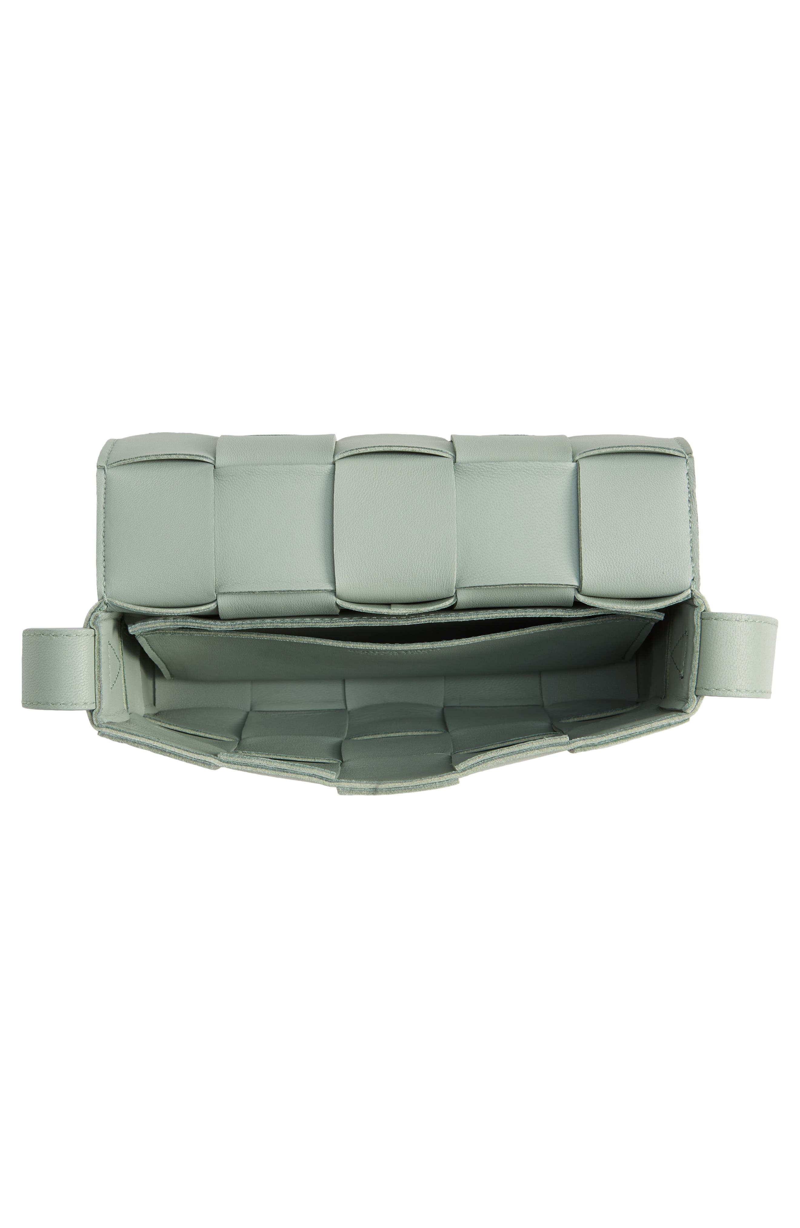 Small Intrecciato Leather Cassette Crossbody Bag - 4