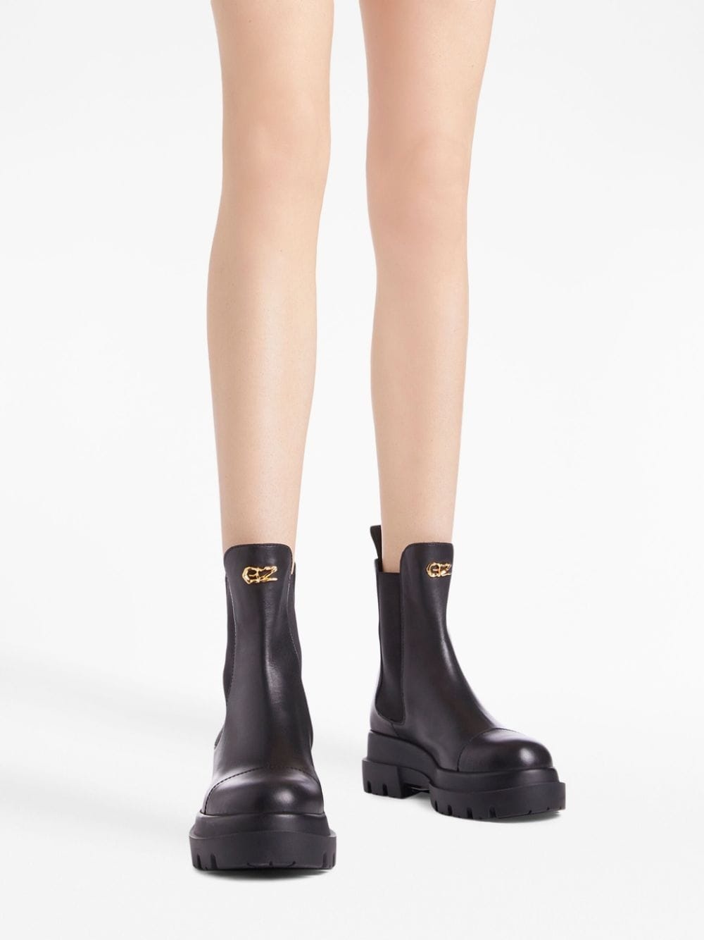Tankie Beatle logo-plaque boots - 5