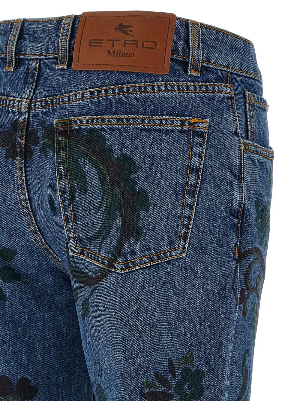 Etro Women Paisley Print Jeans - 3
