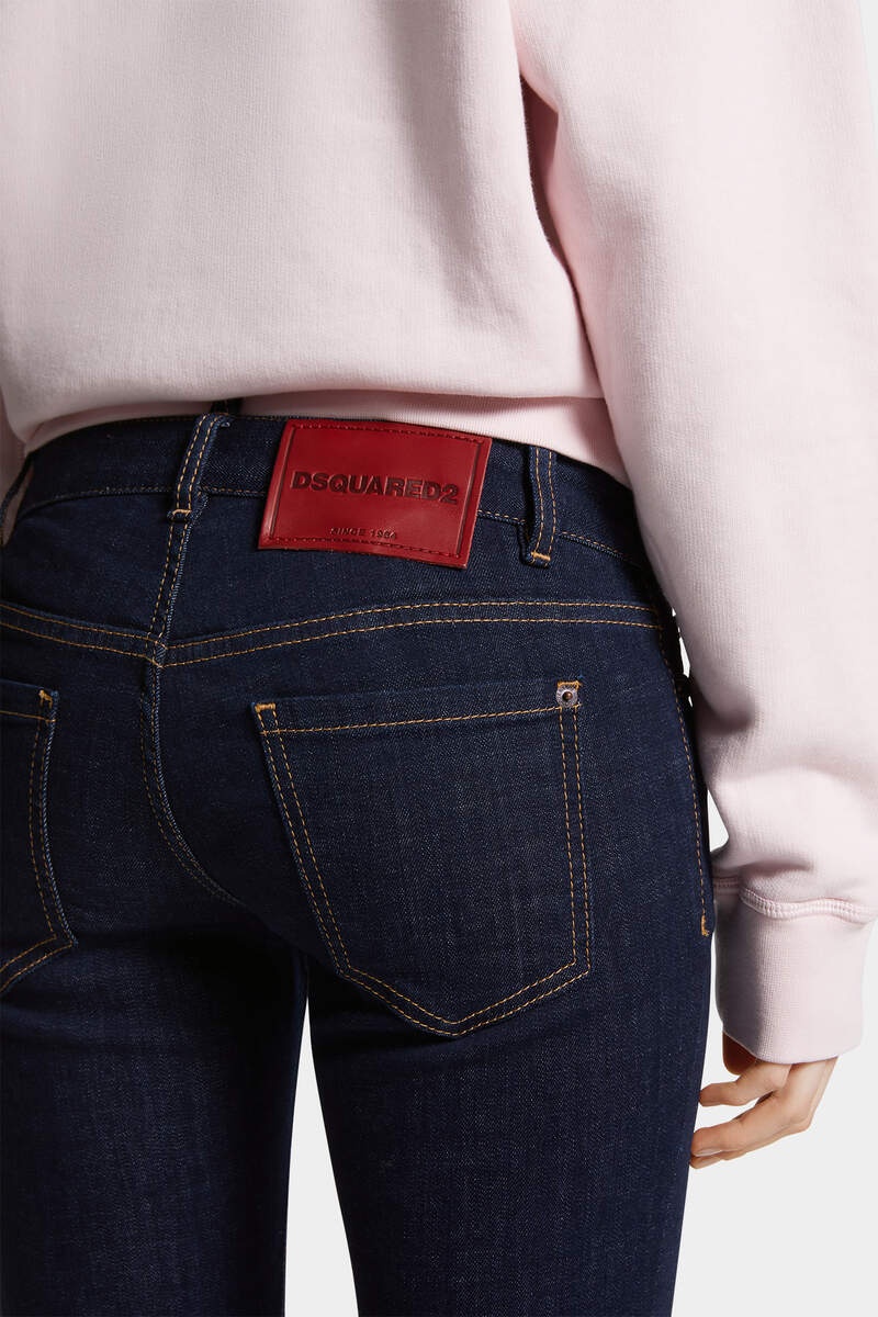 DARK RINSE WASH JENNIFER JEANS - 5