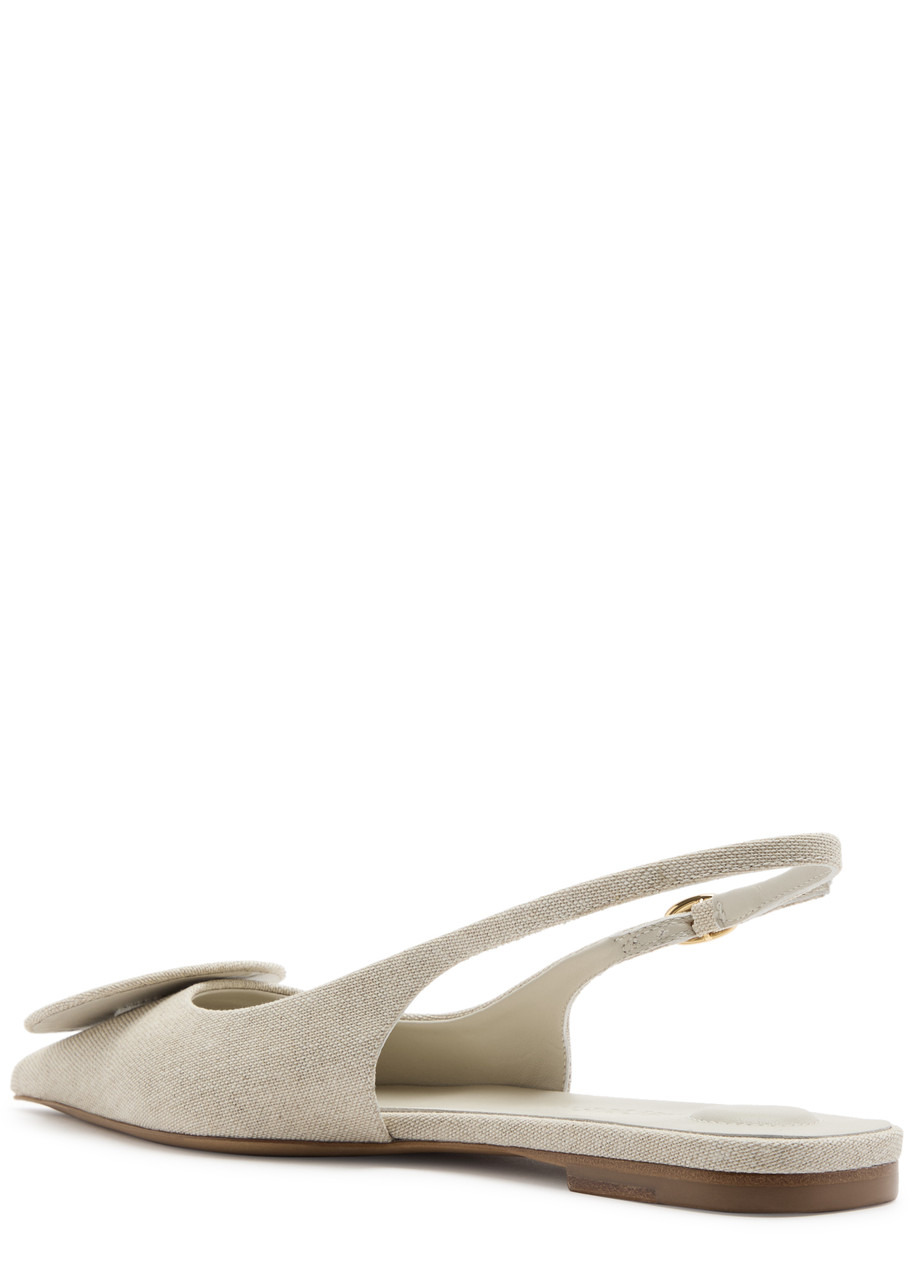 Les Slingbacks Duelo canvas slingback flats - 2