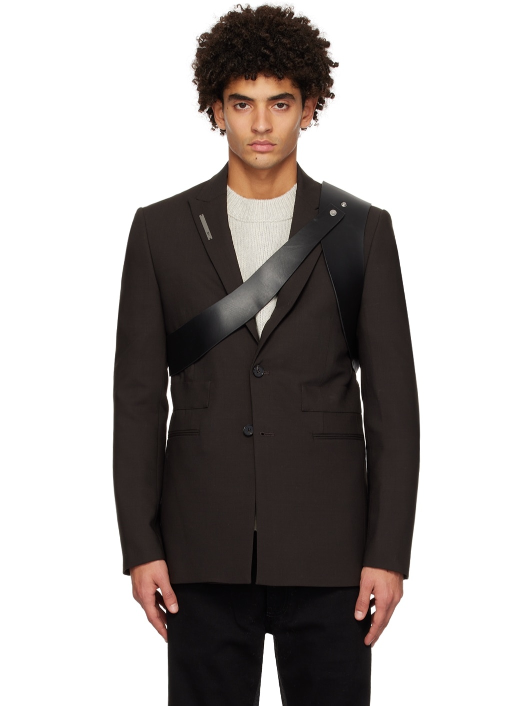Brown Rig Tailored Blazer - 1