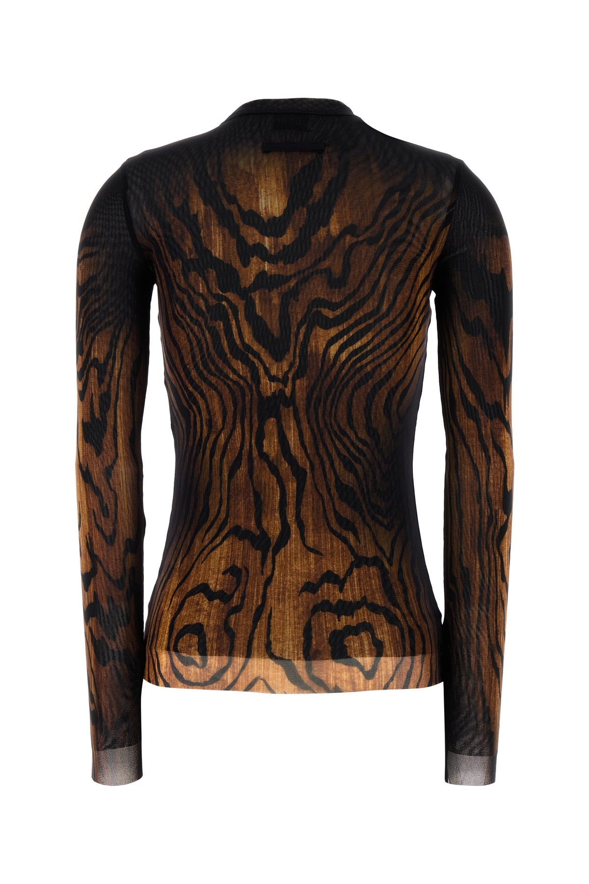 Printed tulle The Wood top - 2