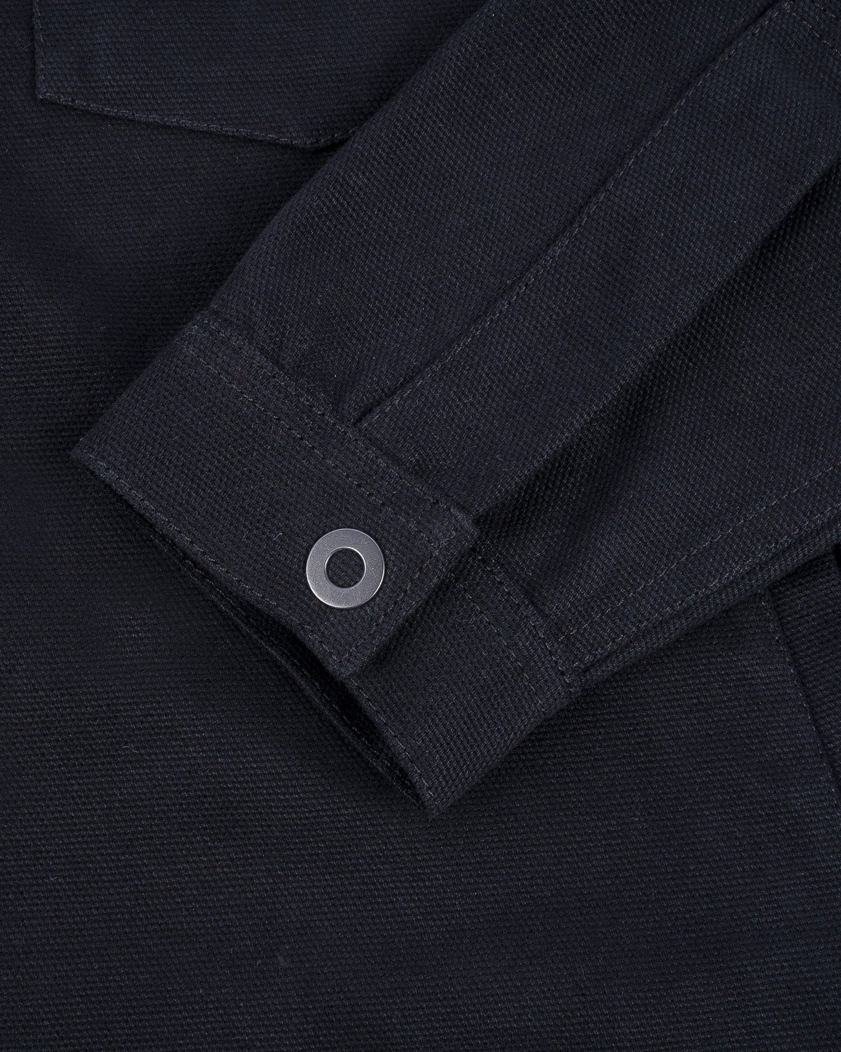 STF-TWLCPO-BLK SaturdayTypeFever - 9oz Cotton CPO Shirt - Black - 9