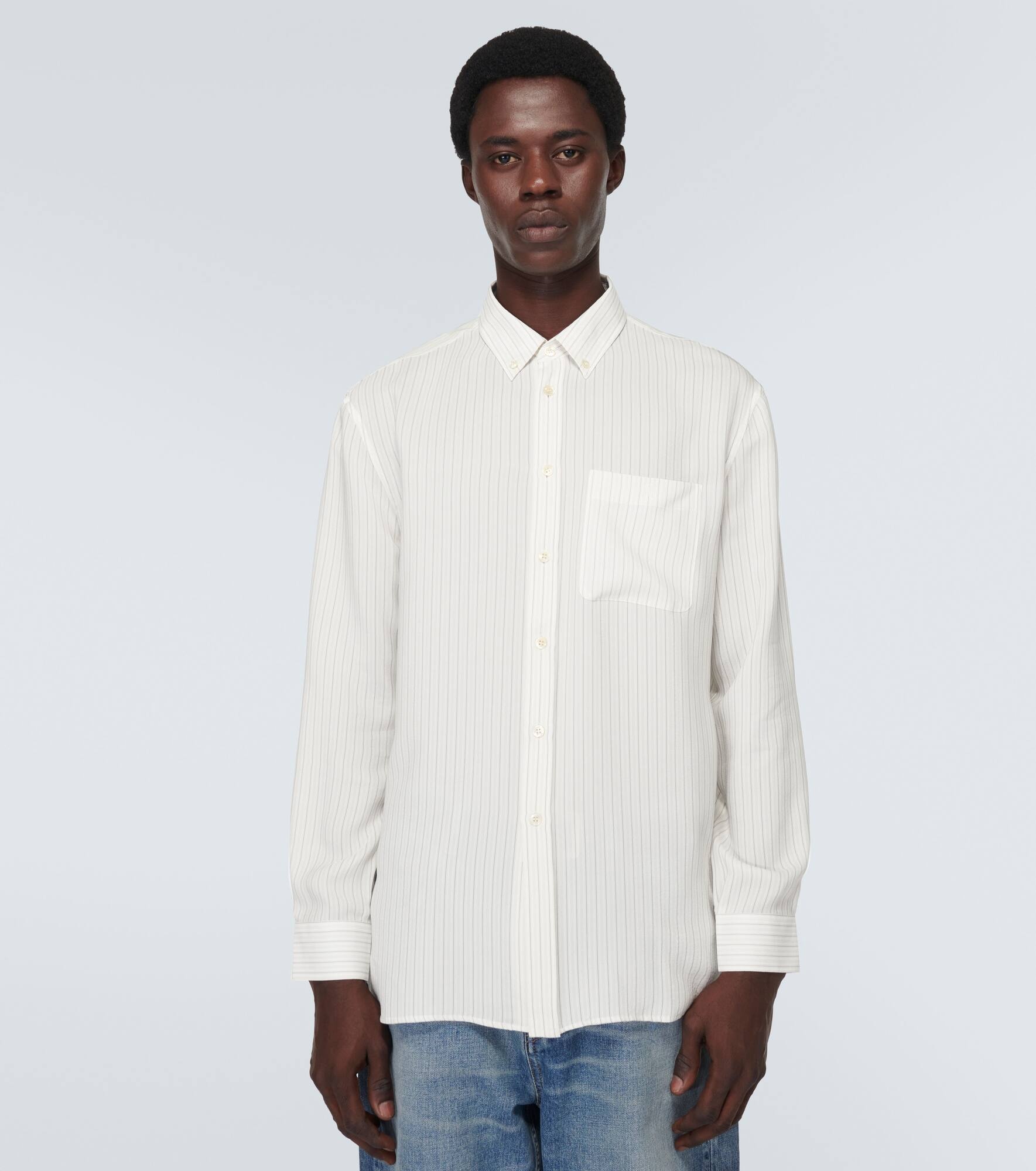 Striped cotton shirt - 3