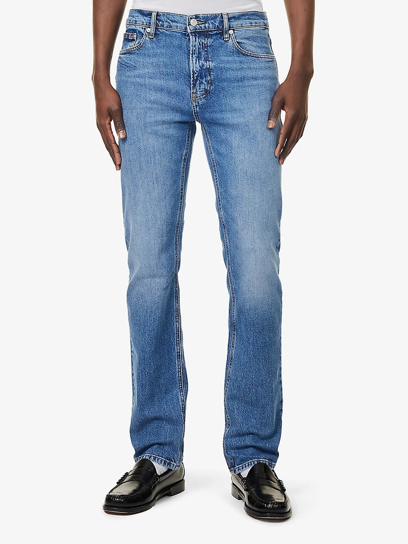 Modern Straight-Leg Stretch-Denim Jeans 3